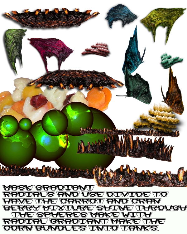 Creation of Becoming a Meal: Step 13