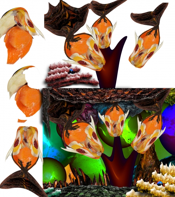 Creation of Becoming a Meal: Step 17