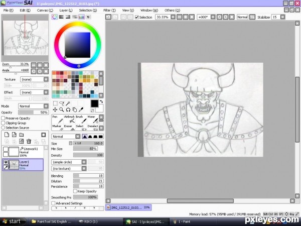 Creation of Behind the scary mask: Step 2