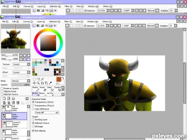 Creation of Behind the scary mask: Step 9