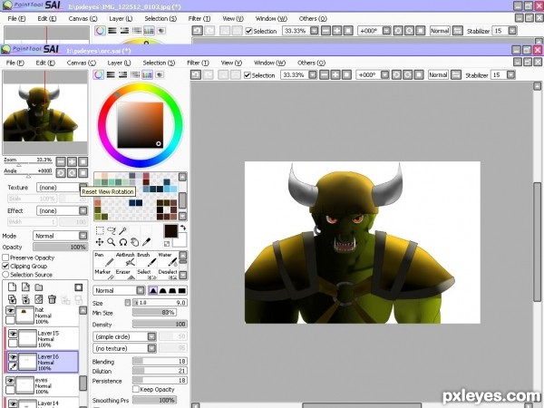 Creation of Behind the scary mask: Step 11