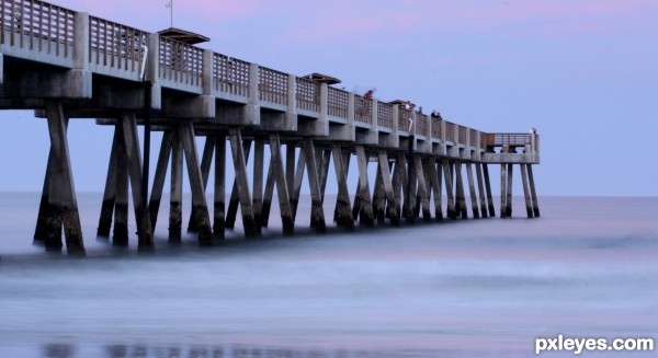 Pier at sunset