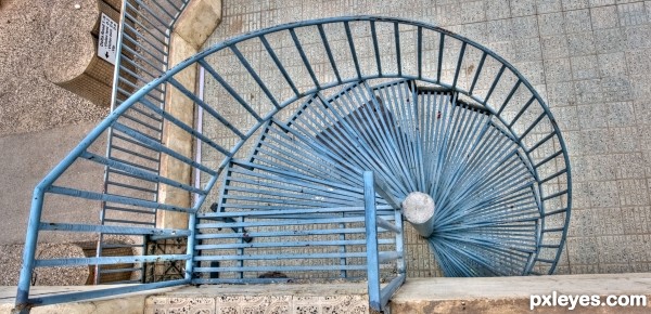 spiral stairs