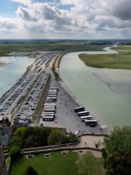 View from the top of Mont-Saint-Michel