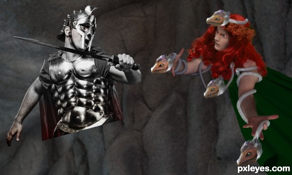 Creation of Medusa's Revenge: Step 3