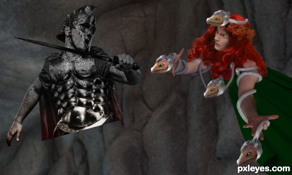 Creation of Medusa's Revenge: Step 4