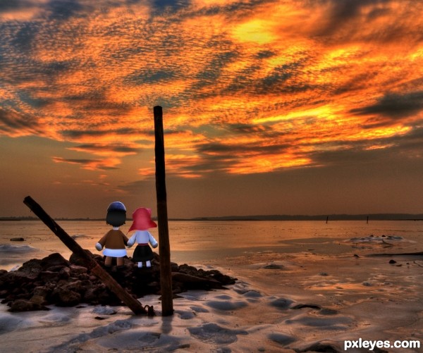 Couple enjoying the Climate