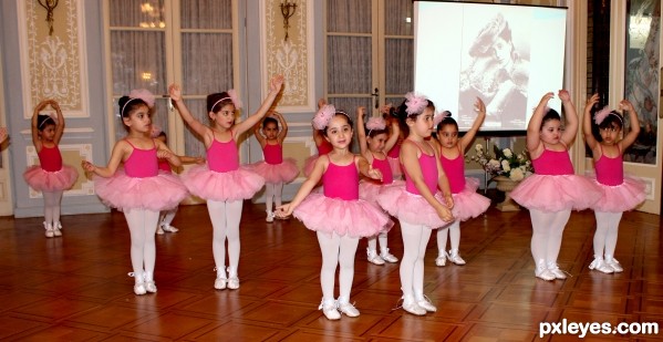 Thirteen young ballerinas - future stars )))) 