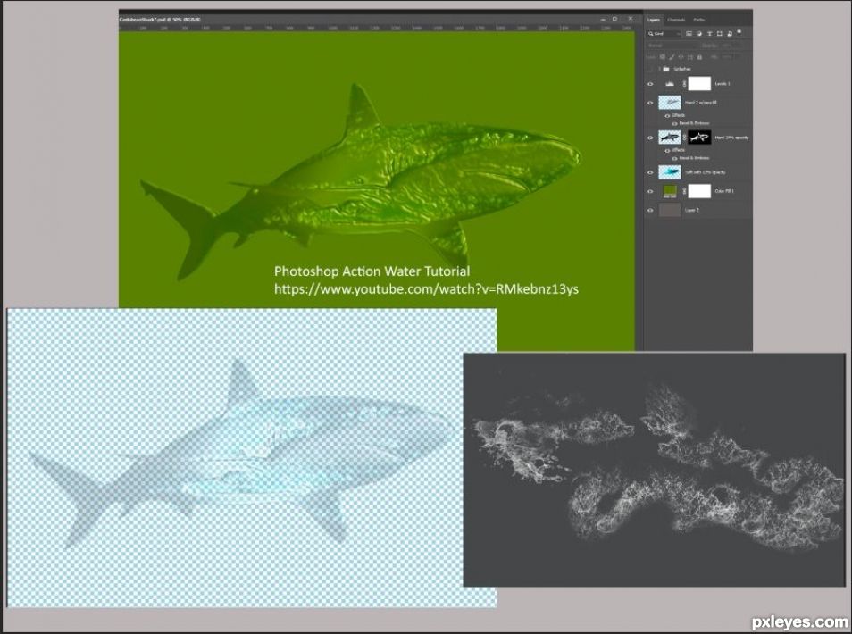 Creation of Water Shark: Step 3
