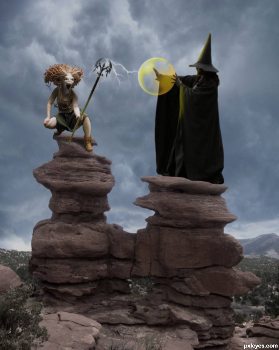 Creation of Mage vs. Demon: Step 8