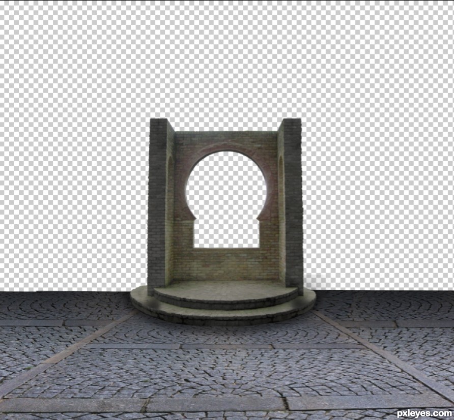 Creation of Beneath the Eye of Knowledge.: Step 2