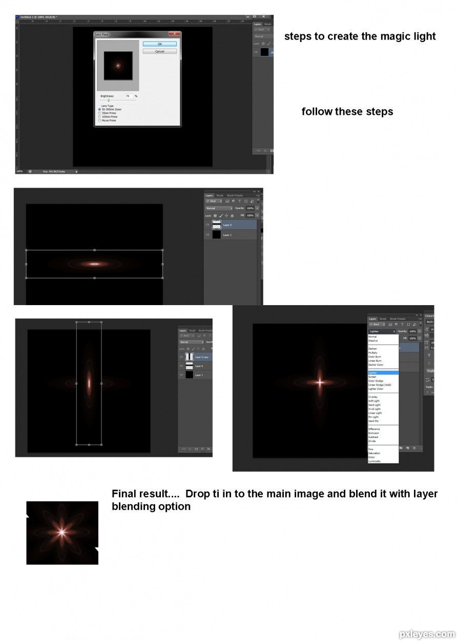 Creation of fighting with dragon: Step 2