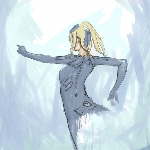 Creation of The lady of ice: Step 3