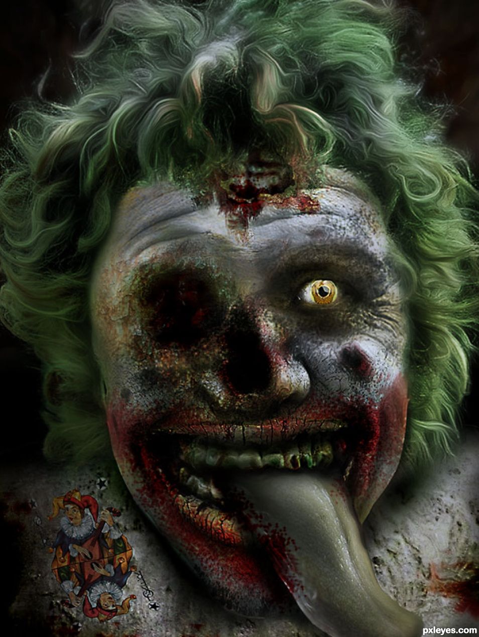 Creation of The Walking Joker: Step 13