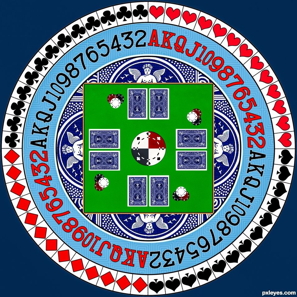 Creation of Poker Mandala: Final Result