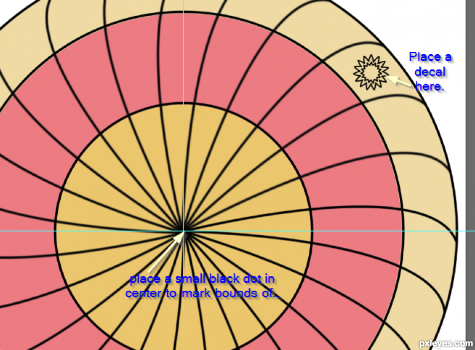 Creation of Sun Mandala: Step 5