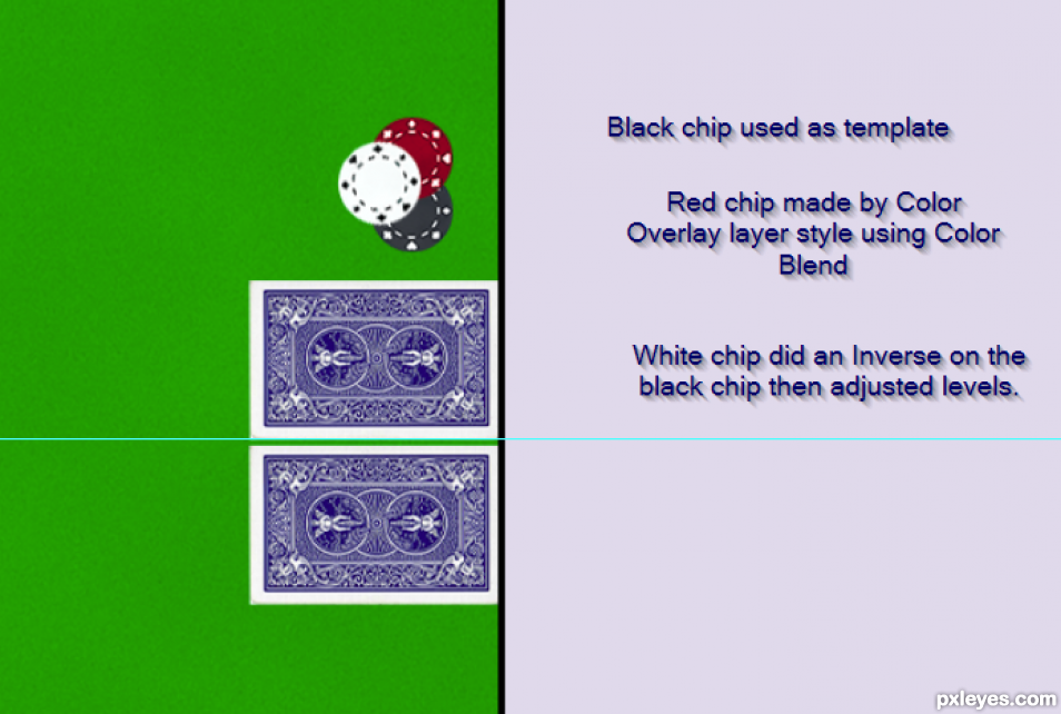 Creation of Poker Mandala: Step 3