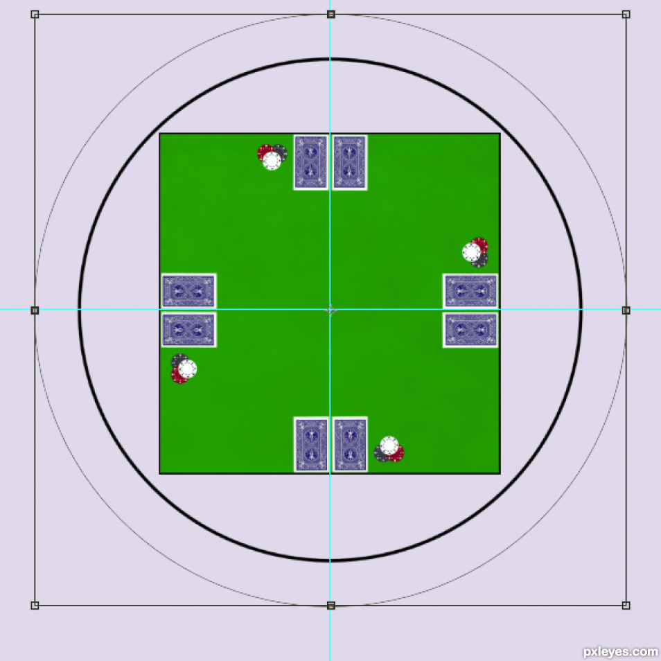 Creation of Poker Mandala: Step 6