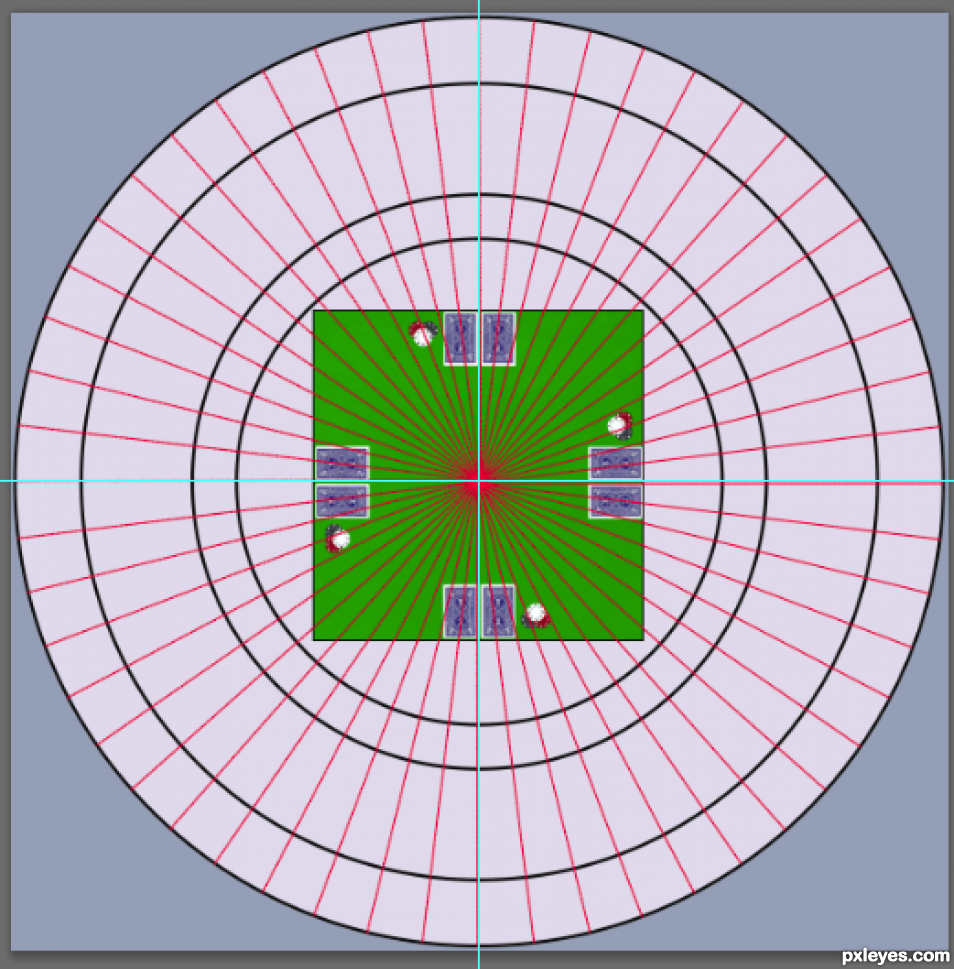 Creation of Poker Mandala: Step 8