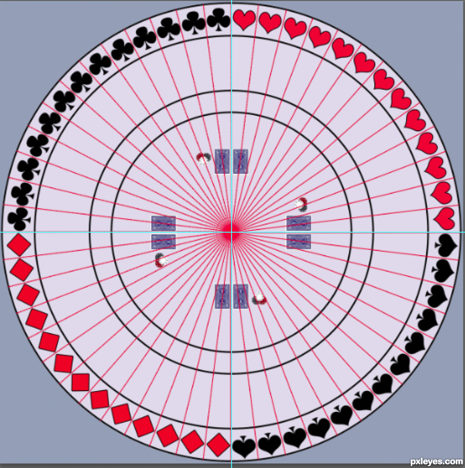 Creation of Poker Mandala: Step 10