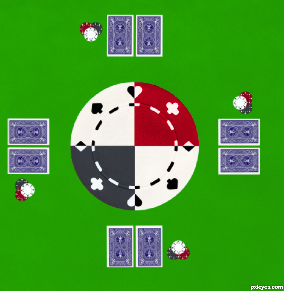 Creation of Poker Mandala: Step 11