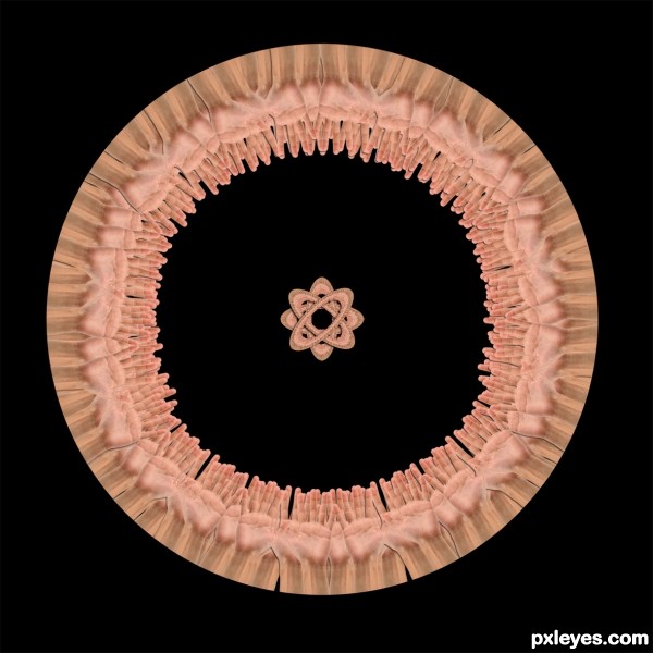 Creation of Hands Mandala: Step 3