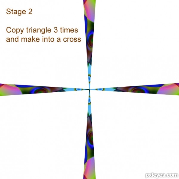 Creation of Radiating: Step 3