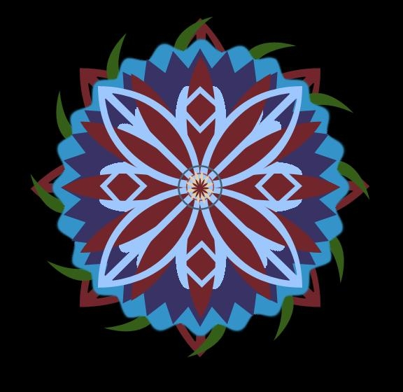Creation of Flower Mandala: Step 6