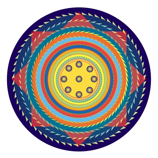 Creation of Mandala Dementia: Step 6