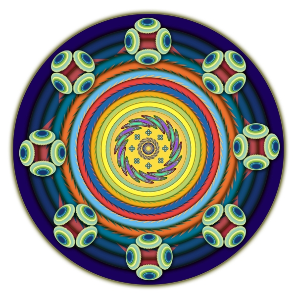 Creation of Mandala Dementia: Step 10