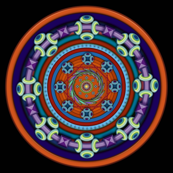 Creation of Mandala Dementia: Step 12