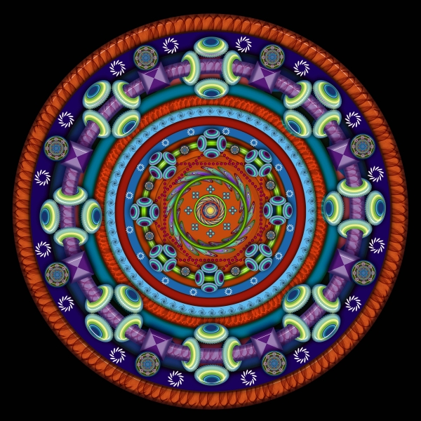 Creation of Mandala Dementia: Step 13