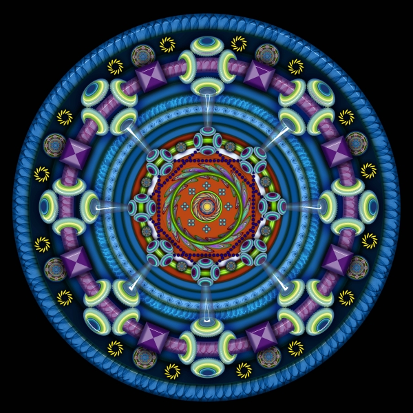 Creation of Mandala Dementia: Step 14