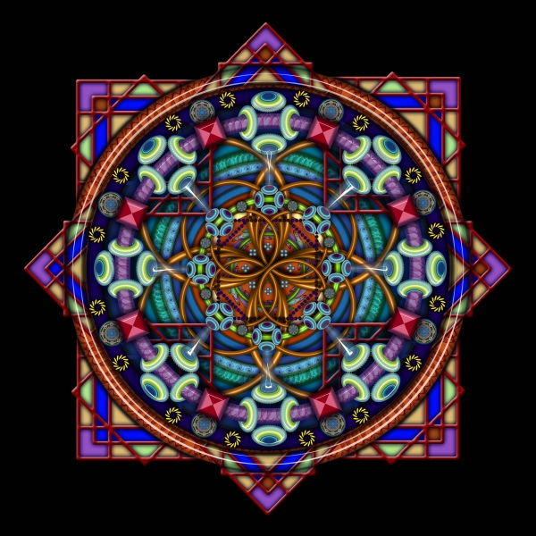 Creation of Mandala Dementia: Step 16