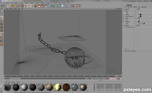 Creation of Monster Chain Chomp Boss: Step 6