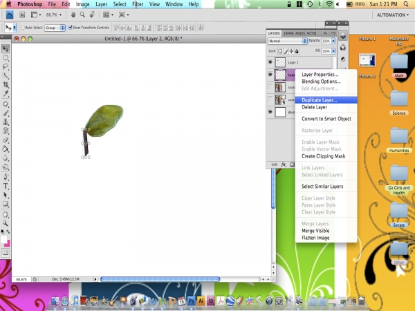 Creation of Rose : Step 4