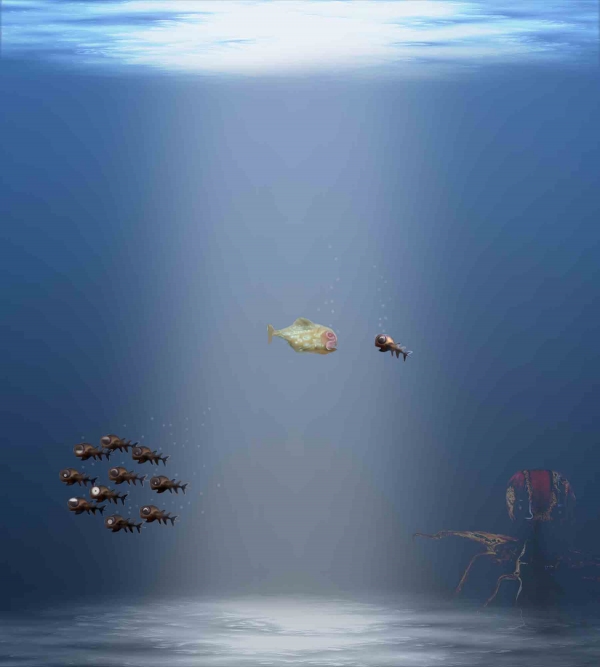 Creation of underwater: Step 5