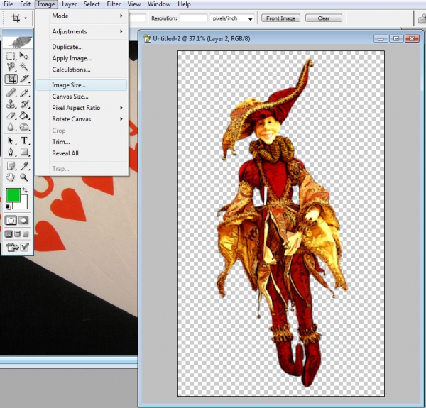 Creation of Wild Card: Step 20