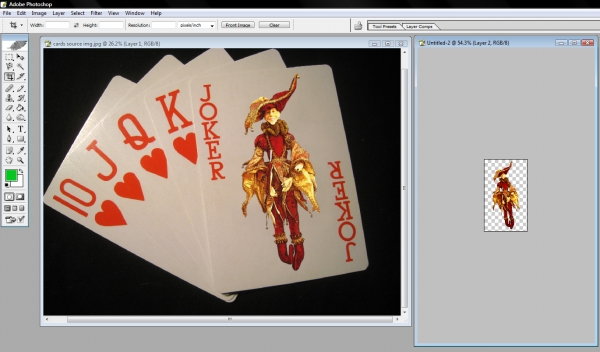 Creation of Wild Card: Step 22