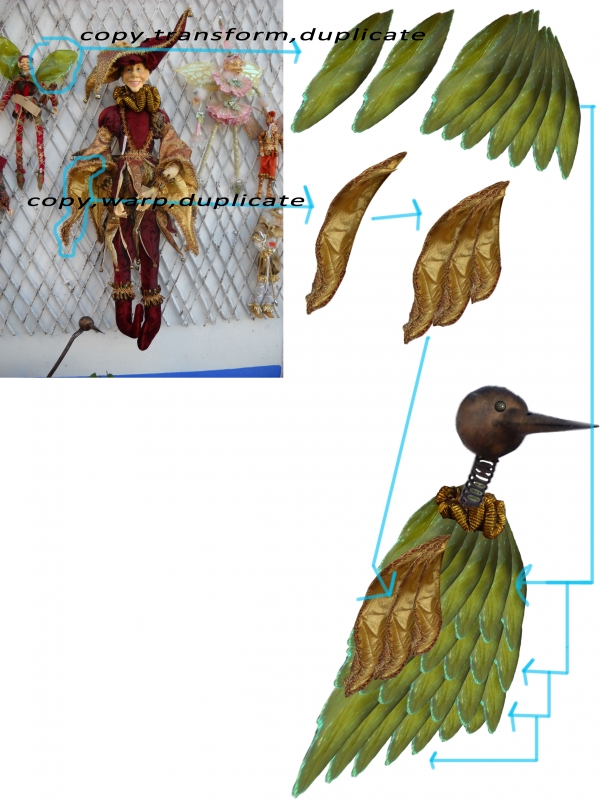 Creation of birdie...: Step 2