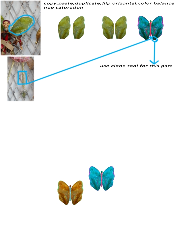 Creation of birdie...: Step 8