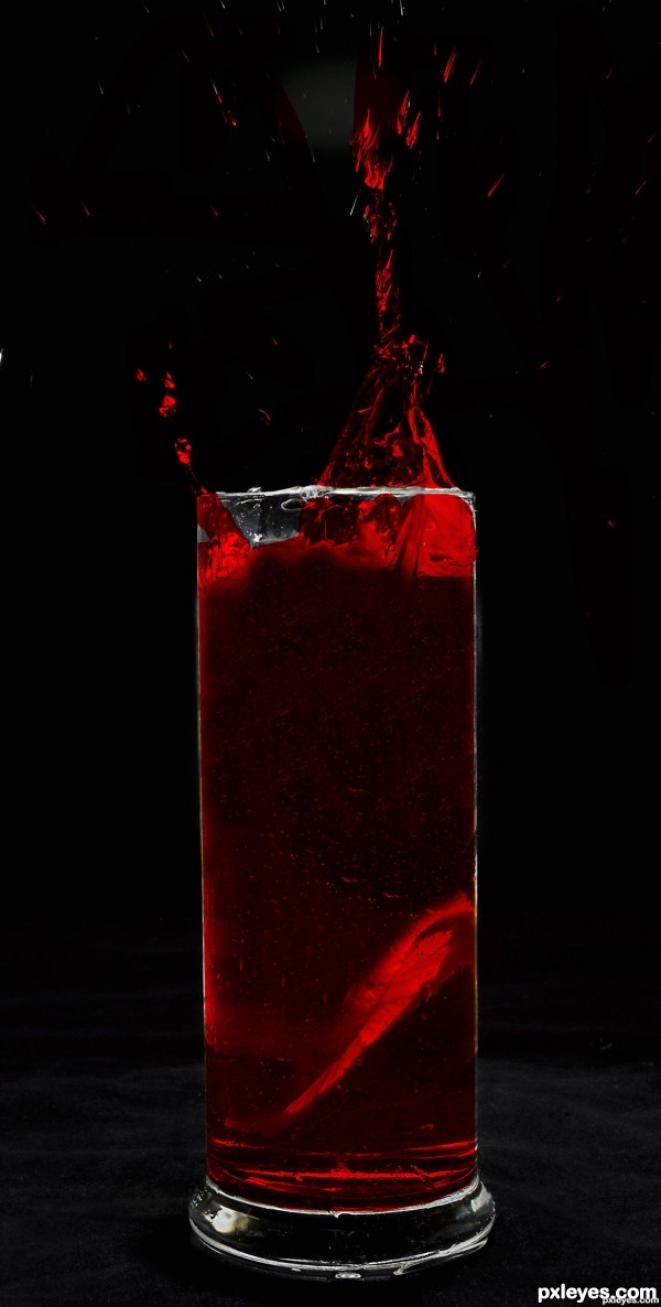 Creation of Love on the rocks: Step 2