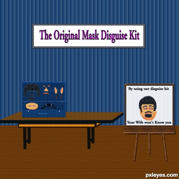 Creation of The Original Mask Disguise Kit: Final Result