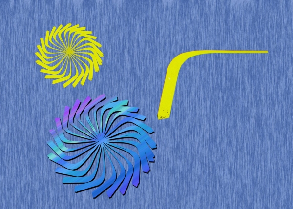 Creation of optical illusion: Step 2