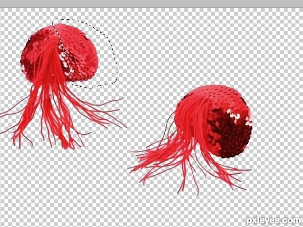 Creation of Bikini Fish: Step 2