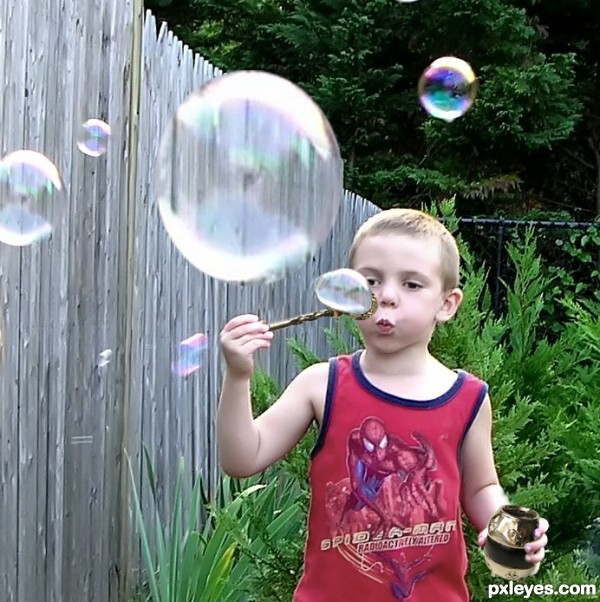 Creation of bubbles: Final Result