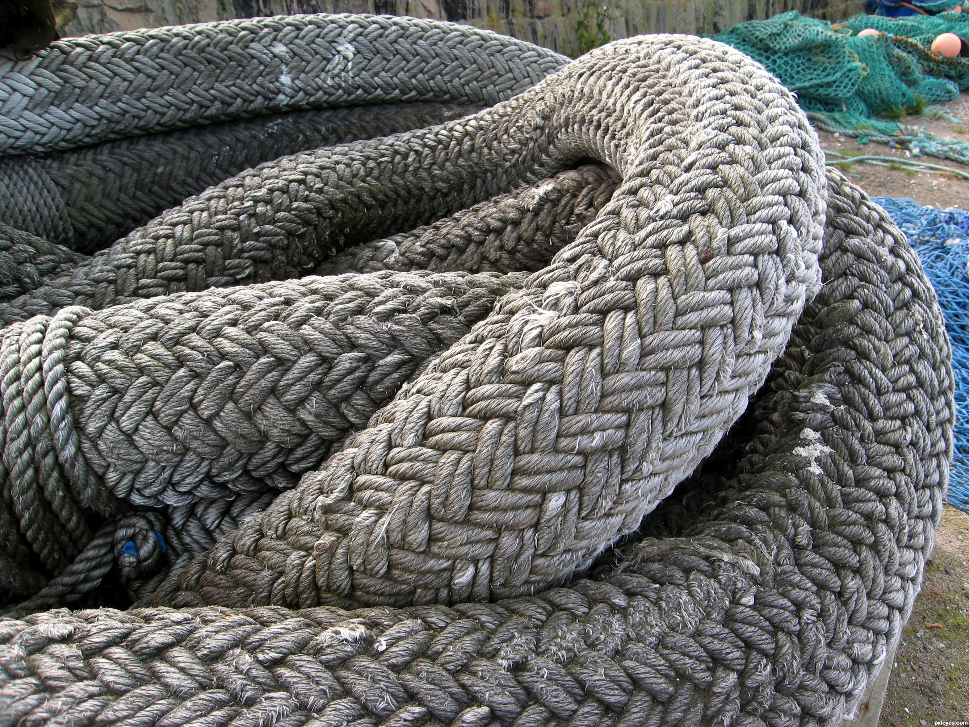 Ship's Rope picture, by jeaniblog for: material closeup