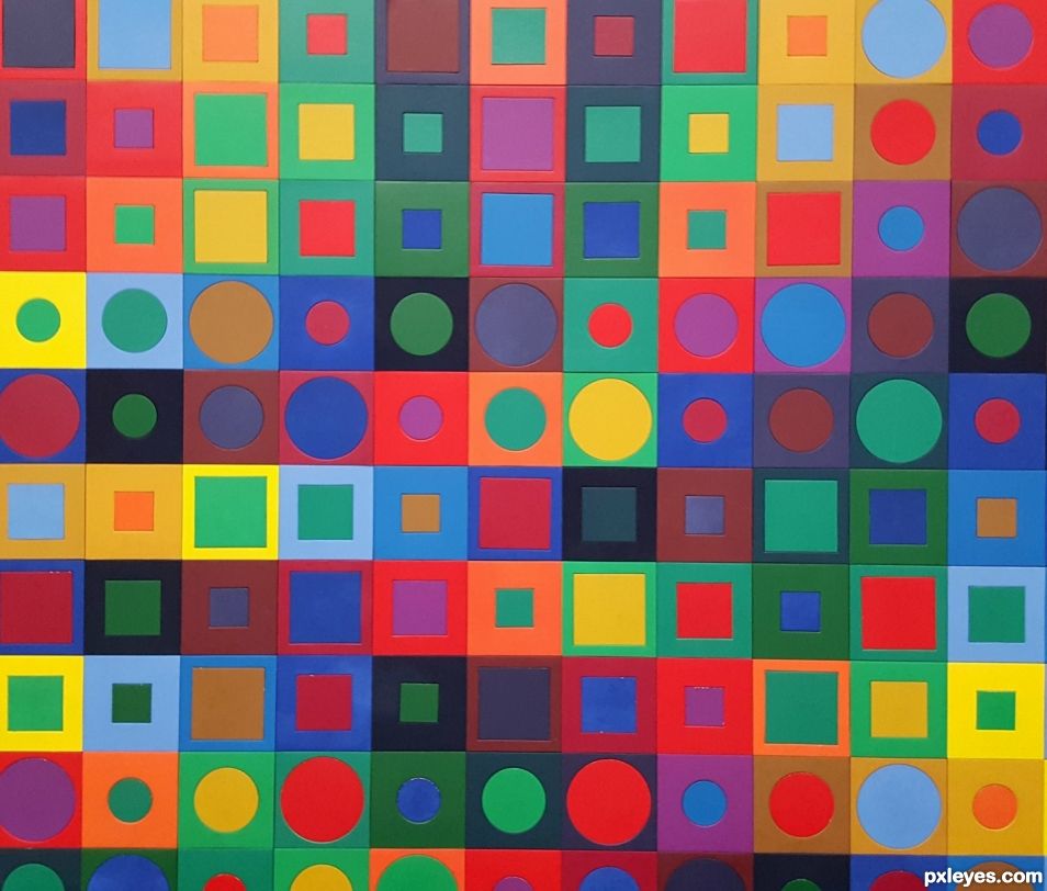 Coloured squares