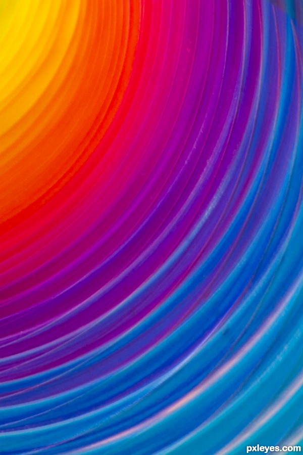 Rainbow Slinky photoshop picture)