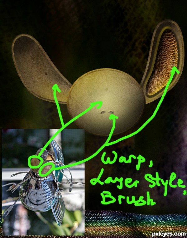 Creation of Three Eyed: Step 5